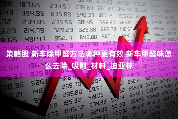 策略股 新车除甲醛方法哪种更有效 新车甲醛味怎么去除_吸附_材料_迪亚林